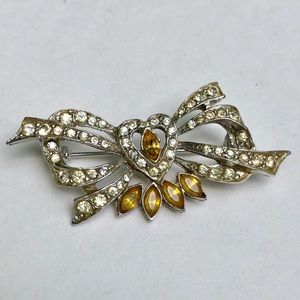 Joseph Wiesner Rhinestone Brooch pin